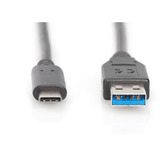 Digitus Câble de connexion USB 3.2 Gen 1 USB-A > USB-C Noir