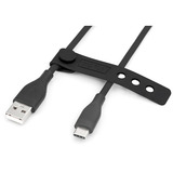 Digitus Câble de connexion en silicone USB 2.0 USB-A > USB-C Noir