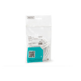 Digitus Câble de connexion en silicone USB 2.0 USB-A > USB-C Blanc