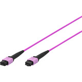 Digitus Câble de raccordement fibre optique, prise MPO, OM4, méthode A Violet