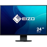 EIZO FlexScan EV2456-BK 24.1" Moniteur Noir, 61,2 cm (24.1"), 1920 x 1200 pixels, WUXGA, LCD, 5 ms, Noir