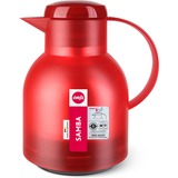 Emsa 504232 thermos 1 L Rouge, Translucide, Verseuse isotherme Rouge/transparent, 1 L, Rouge, Translucide, Polypropylène (PP), 12 h, 24 h, 145 mm