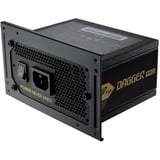 FSP DAGGER PRO unité d'alimentation d'énergie 20+4 pin ATX SFX Noir alimentation  modulaire 650 watt 2x PCIe, 650 W, 100 - 240 V, 50 - 60 Hz, 10 A, 5 A, 120 W