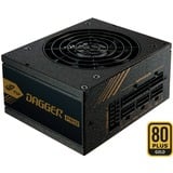 FSP DAGGER PRO unité d'alimentation d'énergie 20+4 pin ATX SFX Noir alimentation modulaire 650 watt 2x PCIe, 650 W, 100 - 240 V, 50 - 60 Hz, 10 A, 5 A, 120 W