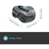 GARDENA smart SILENO pro 600m² 19802-20, Robot tondeuse Gris/Turquoise