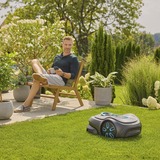 GARDENA smart SILENO pro 600m² 19802-20, Robot tondeuse Gris/Turquoise