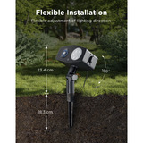 Govee Projecteur lumineux de décoration extérieure, Lumière LED 