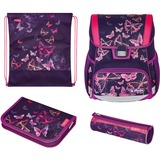 Herlitz Loop Plus Butterflies, Cartable Violâtre
