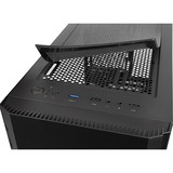 Inter-Tech SM-007 Enforcer, Boîtier PC Noir, 2x USB-A 2.0, 1x USB-A 3.2 (5 Gbit/s), 2x Audio
