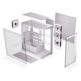 Krux Exo White boîtier midi tower Blanc | 2x USB-A | 1x USB-C | RGB | Verre Trempé