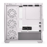 Krux  boîtier midi tower Blanc | 2x USB-A | 1x USB-C | RGB | Verre Trempé