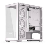 Krux  boîtier midi tower Blanc | 2x USB-A | 1x USB-C | RGB | Verre Trempé