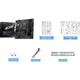 MSI B760M-P DDR4, Socket 1700 carte mère Noir, RAID, Gb-LAN, Sound, µATX