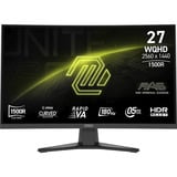 MSI MAG 275CQFDE E18 27" Moniteur gaming incurvé Noir, 1x DisplayPort, 2x HDMI, 180 Hz