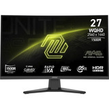 MSI  27" Moniteur gaming incurvé  Noir