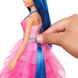 Mattel Barbie - Poupée licorne avec cheveux bleus, robe rose et licorne 