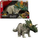 Mattel Jurassic World Wild Roar Spiclypeus, Figurine 