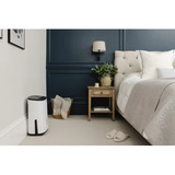 Meaco Dry Arete One 10L Déshumidificateur à compresseur et purificateur d'air Blanc/Beige