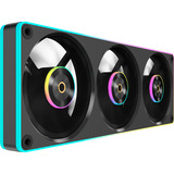 Ocypus Sigma F36 ARGB ventilateurs de boîtier Noir, 3 pièces, 365 x 28 x 125 mm, PWM
