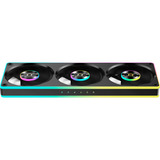 Ocypus Sigma F36 ARGB ventilateurs de boîtier Noir, 3 pièces, 365 x 28 x 125 mm, PWM