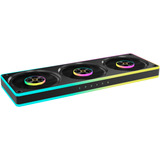 Ocypus Sigma F36 ARGB ventilateurs de boîtier Noir, 3 pièces, 365 x 28 x 125 mm, PWM