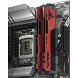 Patriot PVE2432G266C6K module de mémoire 32 Go 2 x 16 Go DDR4 2666 MHz, Mémoire vive Rouge/Noir, 32 Go, 2 x 16 Go, DDR4, 2666 MHz, 288-pin DIMM