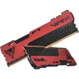 Patriot PVE2432G266C6K module de mémoire 32 Go 2 x 16 Go DDR4 2666 MHz, Mémoire vive Rouge/Noir, 32 Go, 2 x 16 Go, DDR4, 2666 MHz, 288-pin DIMM