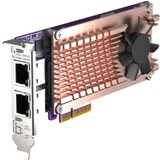 QNAP QM2-2P2G2T carte réseau Interne Ethernet 2500 Mbit/s, Carte d'interface Interne, Avec fil, PCI Express, Ethernet, 2500 Mbit/s