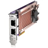 QNAP QM2-2P2G2T carte réseau Interne Ethernet 2500 Mbit/s, Carte d'interface Interne, Avec fil, PCI Express, Ethernet, 2500 Mbit/s