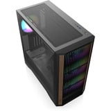RAIJINTEK  boîtier midi tower Noir | 2x USB-A | 1x USB-C | RGB | Window