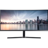 SAMSUNG LC34H890WGRXEN 34" Curved UltraWide, Moniteur gaming Argent, HDMI, DisplayPort, 2x USB-A 2.0, 2x USB-A 3.2 (5 Gbit/s), USB-C