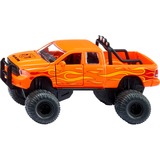 SIKU SUPER - RAM 1500 avec pneus ballon, Modèle réduit de voiture Orange, Échelle 1:50