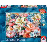Schmidt Spiele Fleurs en pastel, Puzzle 