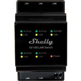 Shelly Commutateur LAN 5 Ports 10/100 Mbit, Switch Noir