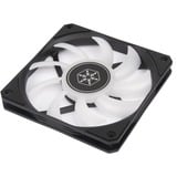 SilverStone Air Slimmer 120 ARGB  ventilateur de boîtier Noir, 120 x 120 x 15 mm, PWM