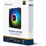 SilverStone Air Slimmer 120 ARGB  ventilateur de boîtier Noir, 120 x 120 x 15 mm, PWM
