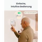 SwitchBot Panneau Climat Intérieur, Panneau de contrôle Blanc
