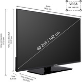 Telefunken XF40N750M 40" TV LED Noir