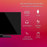 Telefunken XF40N750M 40" TV LED Noir