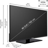 Telefunken  40" TV LED Noir