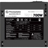 Thermaltake TR2 S alimentation 700 watt Noir, 2x PCIe, 700 W, 230 V, 50 - 60 Hz, 9 A, Actif, 120 W