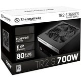 Thermaltake TR2 S alimentation 700 watt Noir, 2x PCIe, 700 W, 230 V, 50 - 60 Hz, 9 A, Actif, 120 W