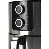 Unold 58655 friteuse Double 5 L 1400 W Friteuse d’air chaud Noir, Acier inoxydable, Friteuse à air chaud Acier inoxydable brossé/Noir, Friteuse d’air chaud, 5 L, 1 kg, 80 °C, 200 °C, 60 min