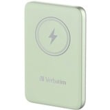 Verbatim Charge 'n' Go Lithium Polymère (LiPo) 10000 mAh Recharge sans fil Vert, Powerbank Vert clair, 10000 mAh, Lithium Polymère (LiPo), Quick Charge 3.0, Recharge sans fil, Vert