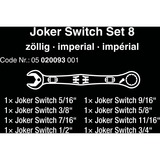 Wera 6001 Joker Switch 8 Imperial Set 1, 8 pièces, Clé plate 