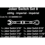 Wera 6001 Joker Switch 8 Imperial Set 1, Clé plate 