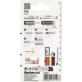 fischer Cheville pour béton cellulaire FFA 10 S Gris clair