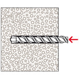 fischer Cheville pour béton cellulaire FFA 10 S Gris clair