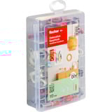 fischer EasyDIY Box Décoration EasyHook+Vis, Cheville Vert clair/Rouge