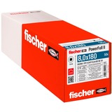 fischer Vis à bois PowerFull II 8,0x180 ZK TX VG 